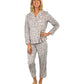 La Cera Sheered Minky Fleece PJ Set