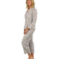 La Cera Sheered Minky Fleece PJ Set