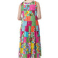 La Cera Multicolored Patchwork Dress - La Cera