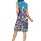 La Cera Sleeveless Short Floral Sundress - La Cera