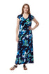 La Cera Watercolor Floral Maxi Dress - La Cera