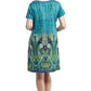 La Cera Novelty Paisley Print Short Sleeve Dress - La Cera