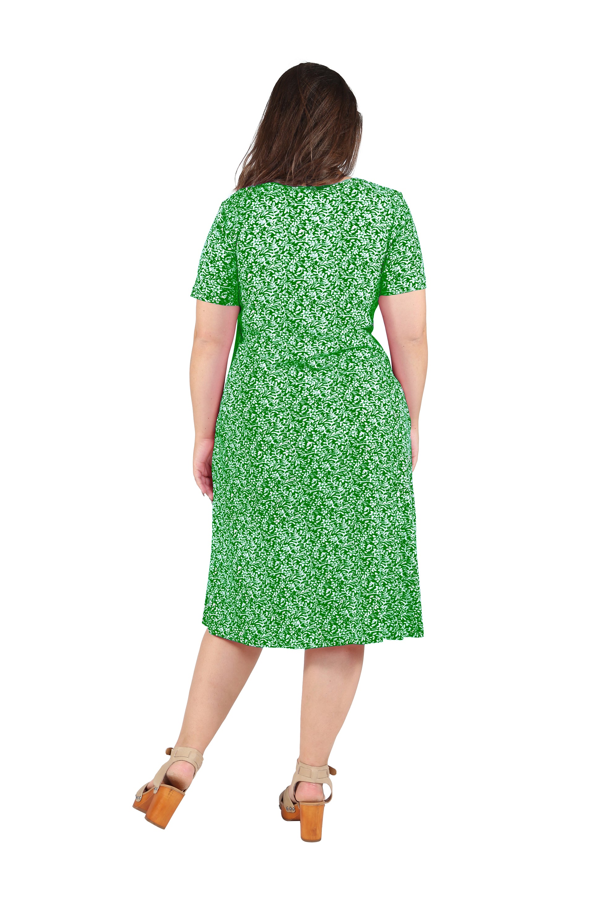 La Cera Plus Size A-Line Knit Dress - La Cera