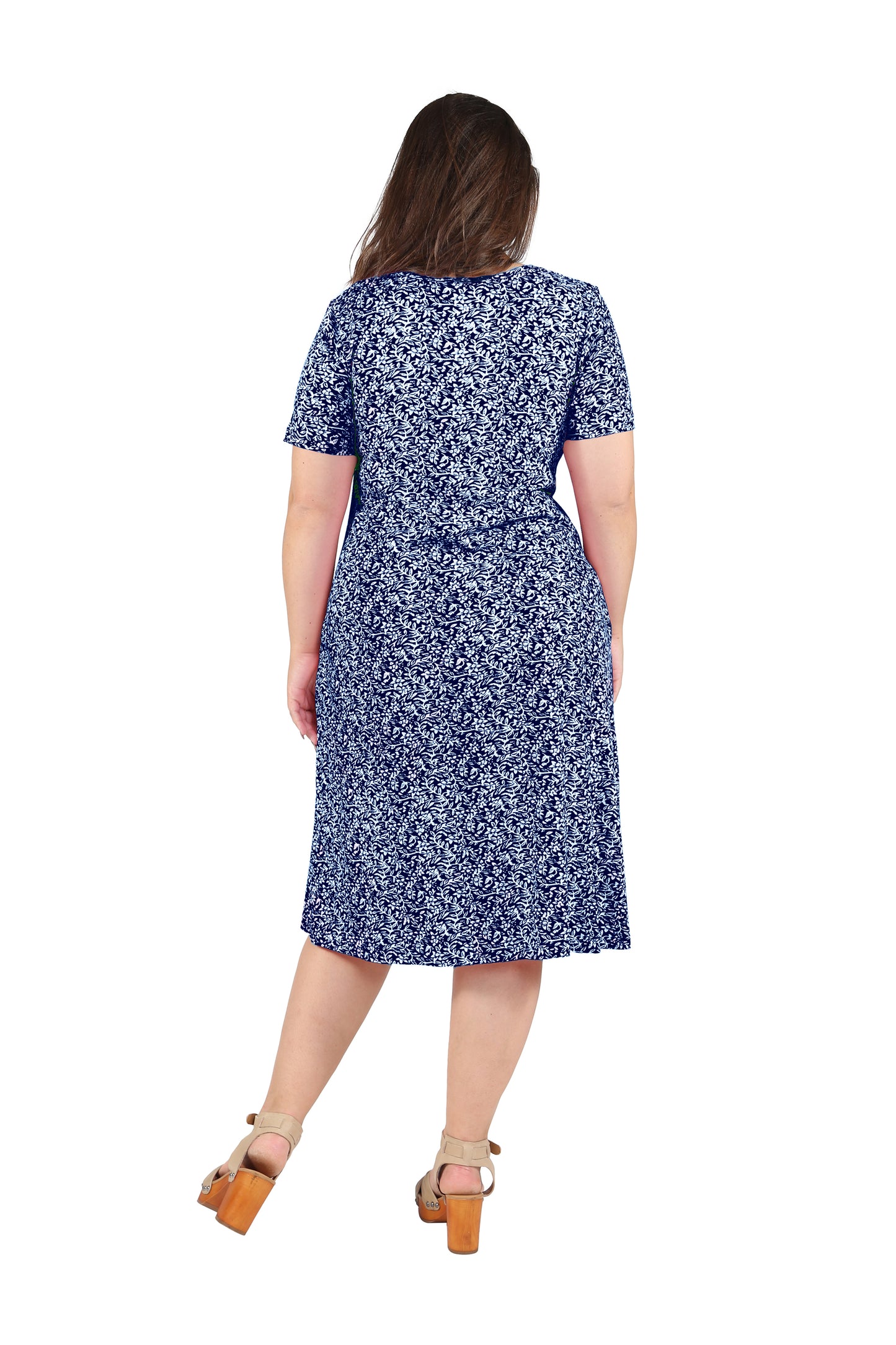 La Cera Plus Size A-Line Knit Dress - La Cera