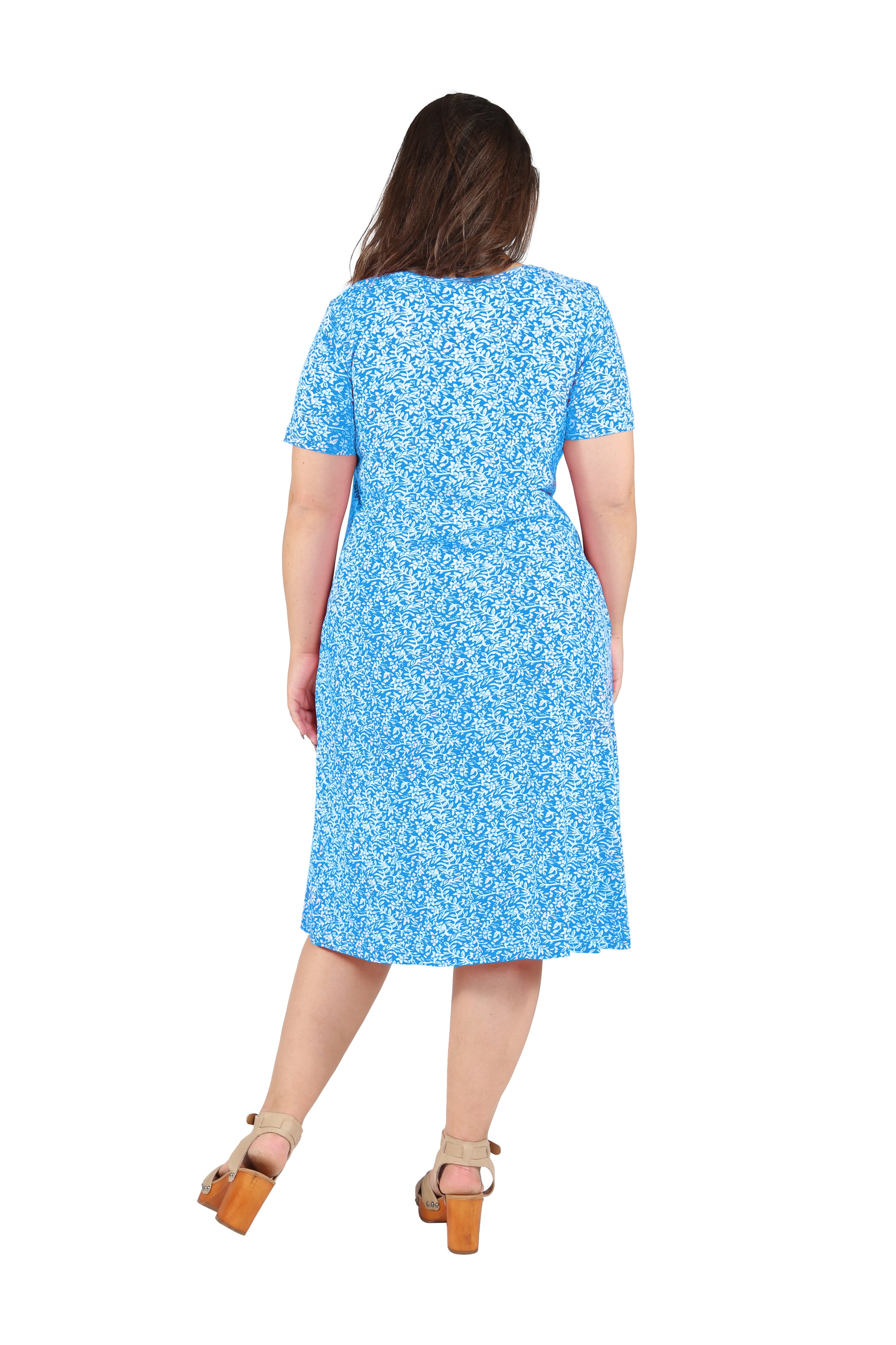 La Cera Plus Size A-Line Knit Dress - La Cera