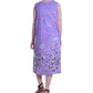 La Cera Sleeveless Printed A-Line Cotton Jersey Knit Dress - La Cera