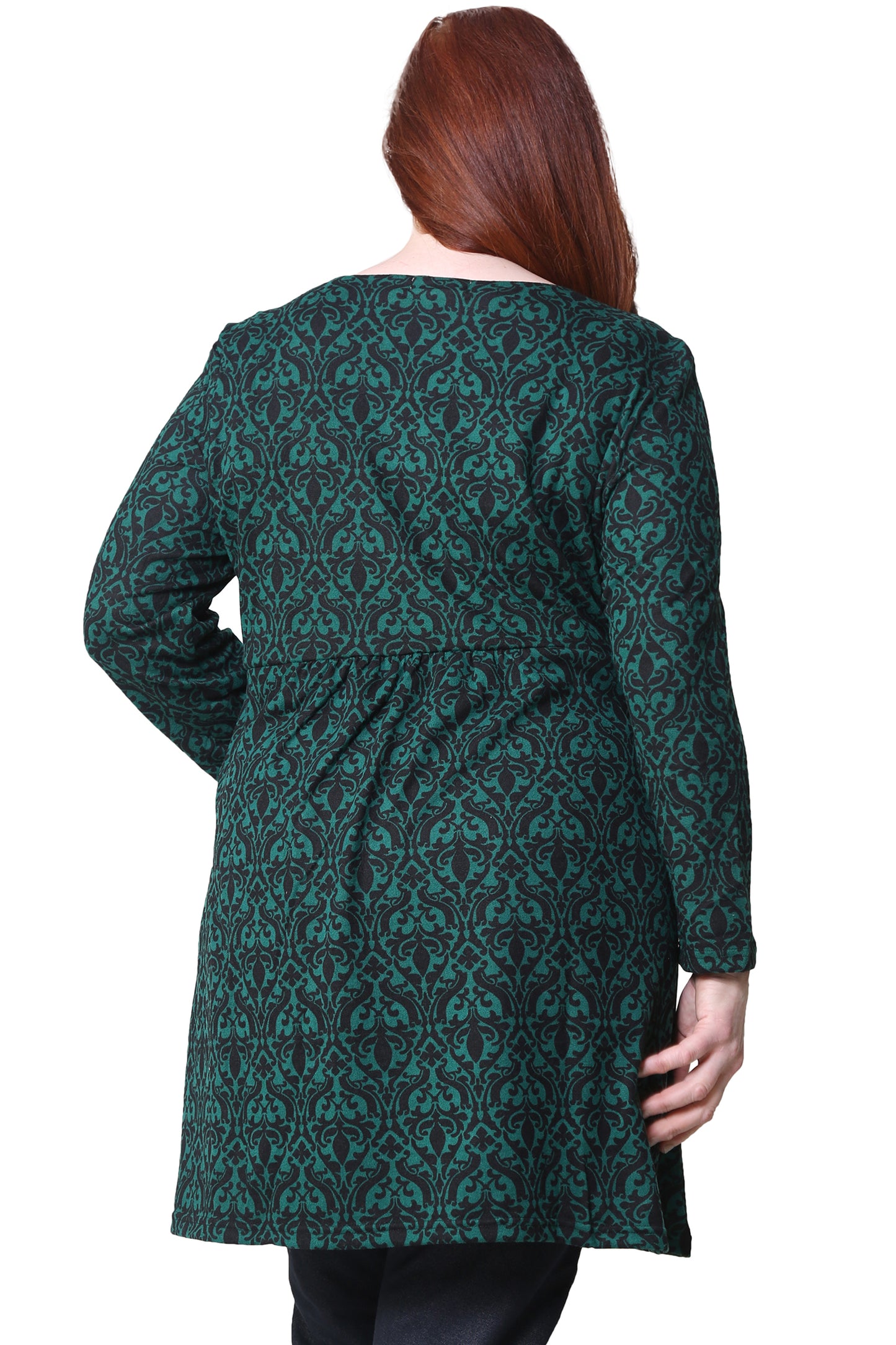 La Cera Plus Size Pullover Tunic Top - La Cera