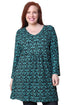 La Cera Plus Size Pullover Tunic Top - La Cera