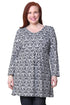 La Cera Plus Size Pullover Tunic Top - La Cera