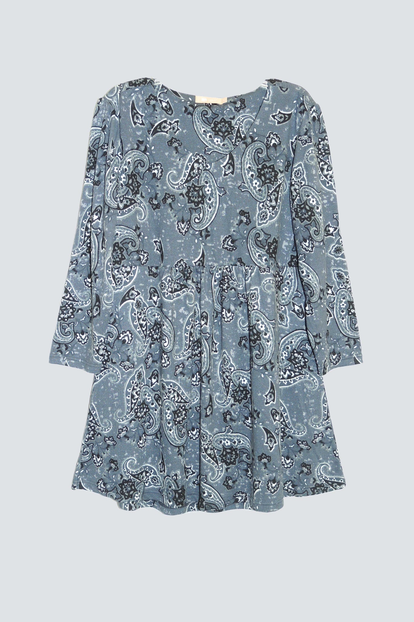 La Cera Plus Size Paisley Pullover Top - La Cera - 1
