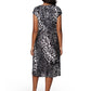 La Cera Animal Print Sleeveless Dress - La Cera