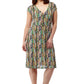 La Cera Abstract Print Sleeveless Dress
