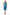 La Cera Teal Multi Print Short Sleeve Dress - La Cera