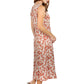 Cinnamon Floral A-line Rayon Dress