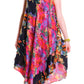 Multi Print Handkerchief Dress - La Cera
