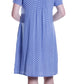 La Cera Short Sleeve Polka Dot Dress