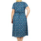 Plus Size La Cera Button Front Short Sleeve Dress - La Cera