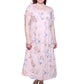 Plus Size La Cera Button Front Short Sleeve Dress