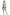 La Cera V-Neck Floral Sleeveless Short Dress - La Cera