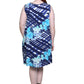 Crochet Yoke Geometrical Print Dress - La Cera