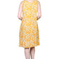 La Cera Sleeveless Rayon Printed A-Line Dress
