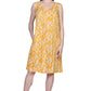 La Cera Sleeveless Rayon Printed A-Line Dress