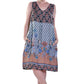 La Cera Multi Print Sleeveless Dress