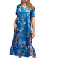 La Cera Short Sleeve A-Line Dress - La Cera