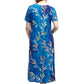 La Cera Short Sleeve A-Line Dress - La Cera