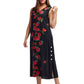 La Cera Sleeveless V-Neck Dress