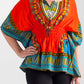 La Cera Abstract Print Kimono Shirt - La Cera - 1