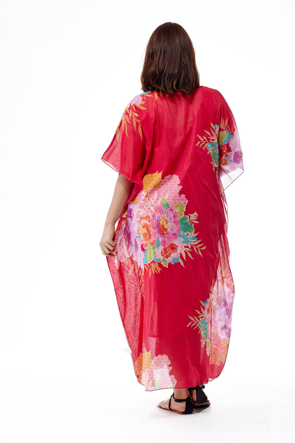 100% Cotton Border Print Caftan - La Cera