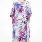 La Cera Women's Plus Size High-Low Printed Caftan - La Cera - 3