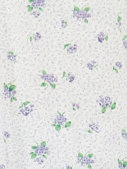 Lilac Cotton Jersey Knit PJ