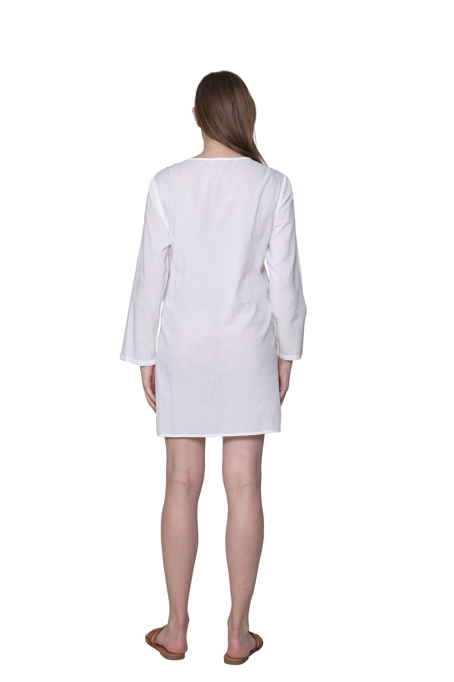 La Cera Embroidered Cover Up - La Cera