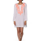 La Cera Embroidered Cover Up - La Cera