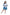 Plus Size Tulip Print Pleated Tunic Dress - La Cera