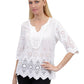 Eyelet Lace Top - La Cera