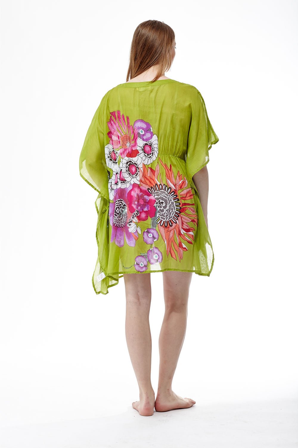 100% Cotton Floral Print Tunic - La Cera
