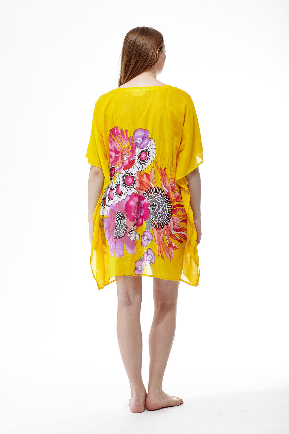 100% Cotton Floral Print Tunic - La Cera
