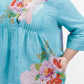 La Cera Plus Size 3/4 Sleeve Pleated Tunic Top - La Cera - 2