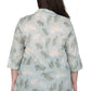 Plus Size Fern Print Release Print Tunic - La Cera