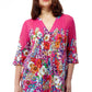 Colorful Floral Tunic - La Cera