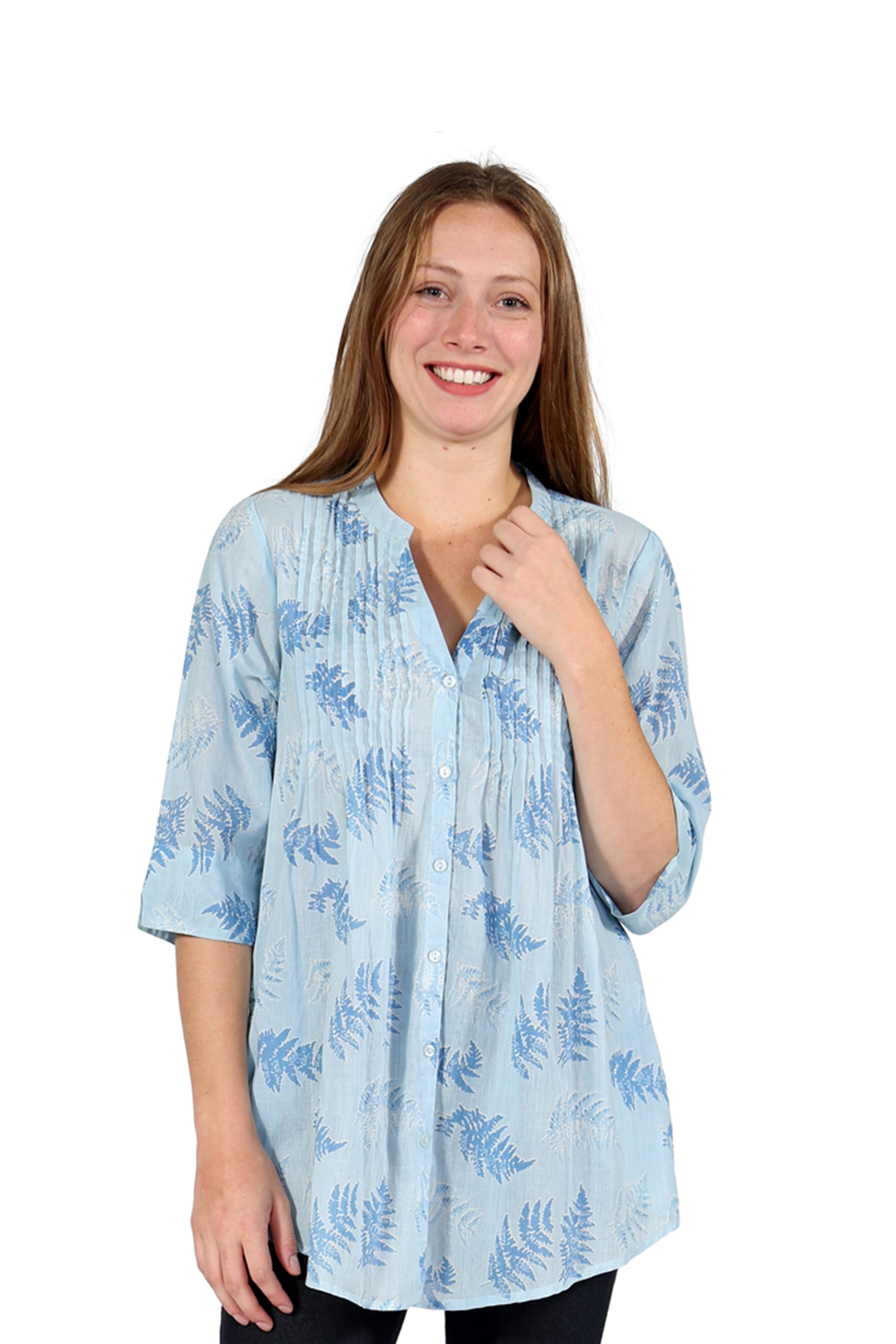 Fern Print Release Print Tunic - La Cera