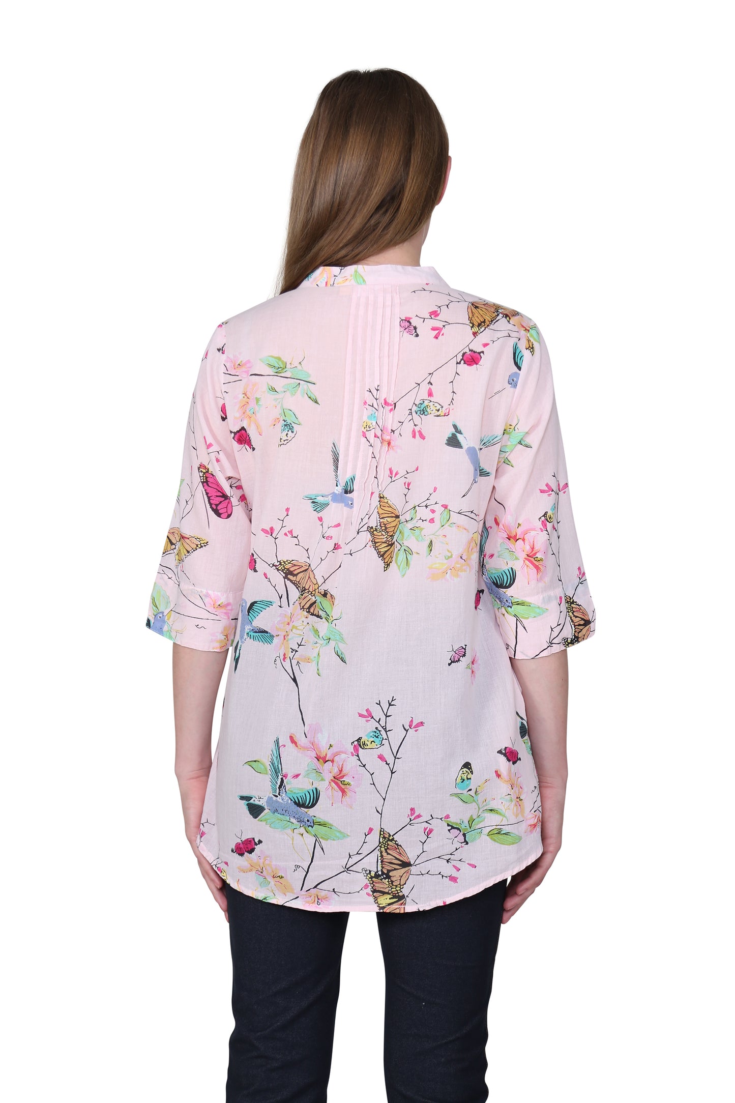 Nature At It's Best Release Print Tunic - La Cera