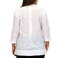 La Cera Plus Size Pleated Blouse - La Cera