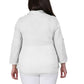 Plus Size Cotton Gauze Camp Shirt
