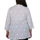 Plus Size Floral Embroidered Tunic Top