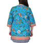 Plus Size Floral Mixed Media Tunic