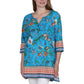 Floral Mixed Media Tunic - La Cera